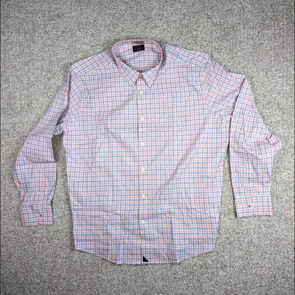 UNTUCKit Men's XX-Large Long Sleeve Plaid Button Down Shirt Moselle‎ regular NWT